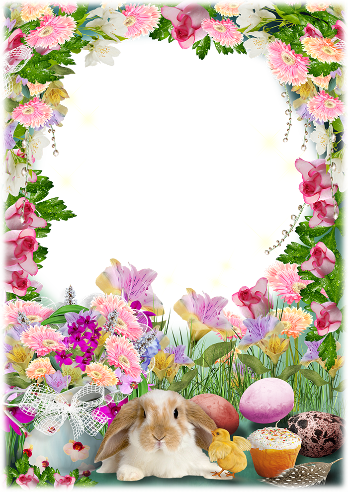 Easter Frame PNG File
