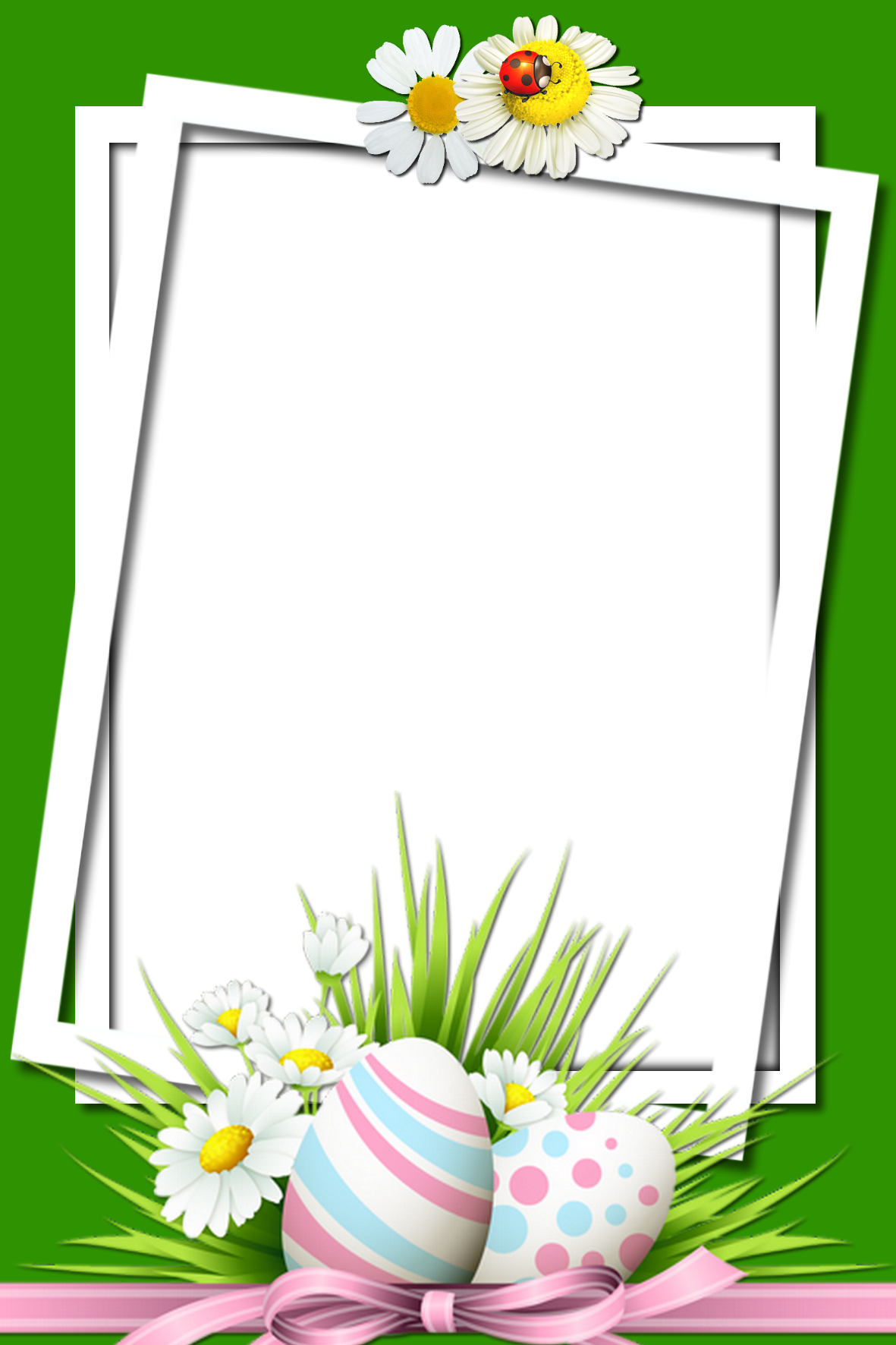 Easter Frame PNG HD Isolated