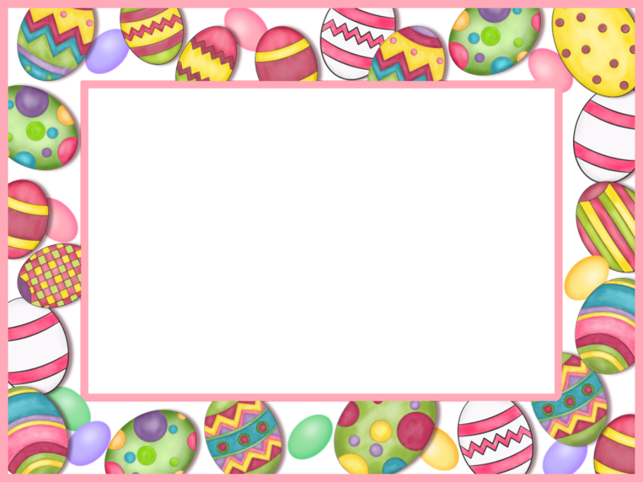 Easter Frame PNG Pic
