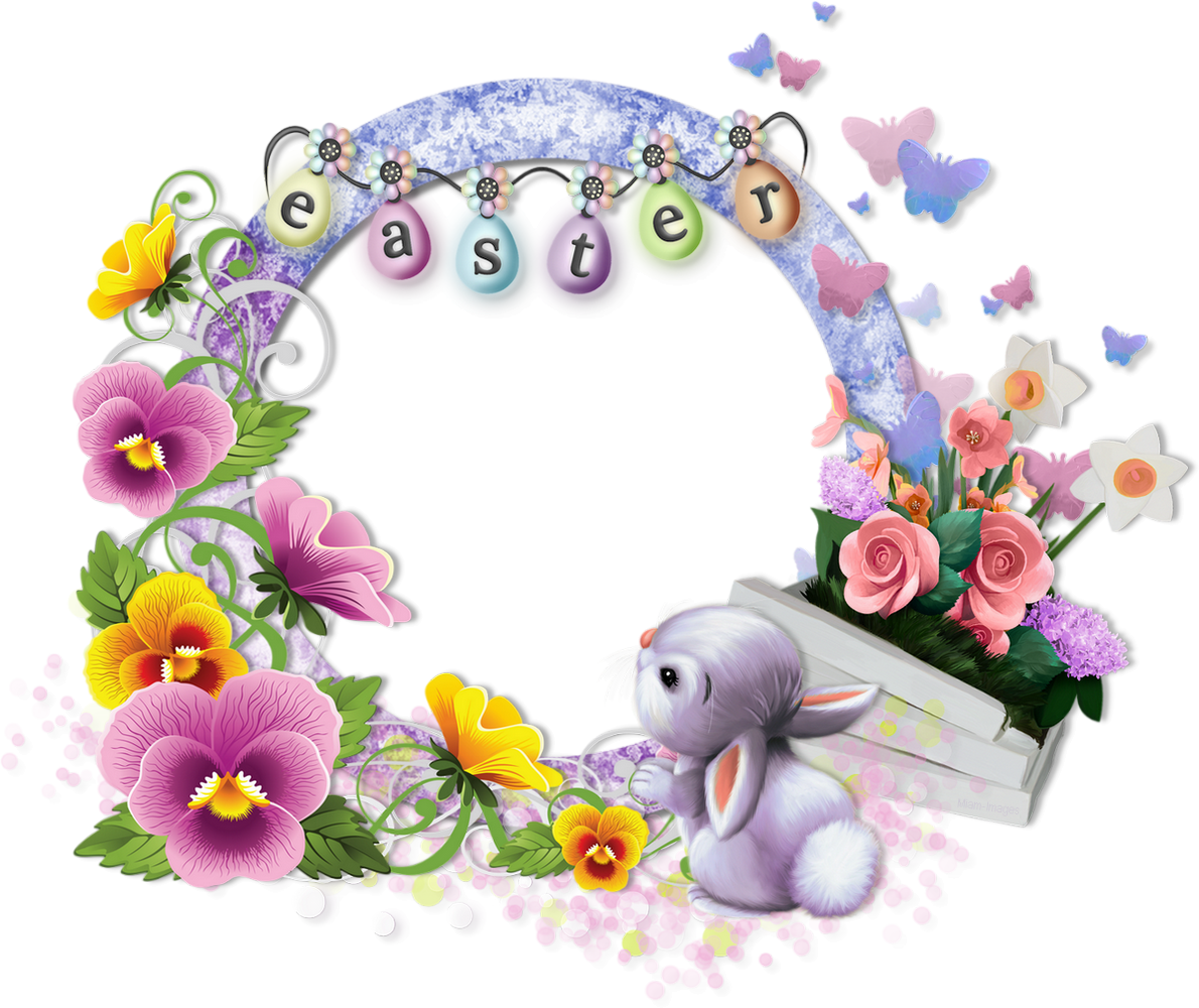 Easter Frame PNG Picture