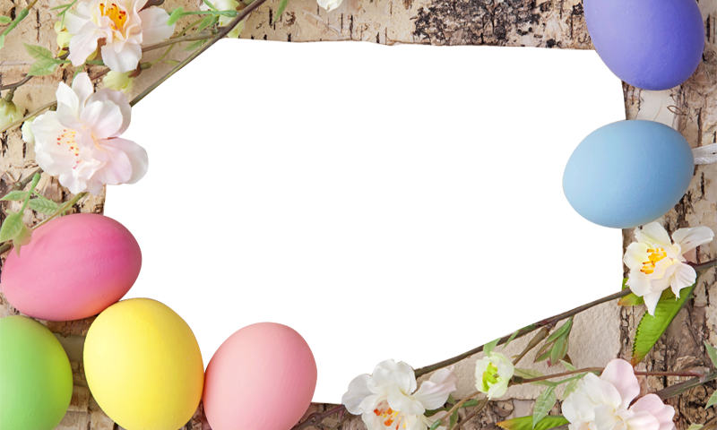 Easter Frame PNG Transparent