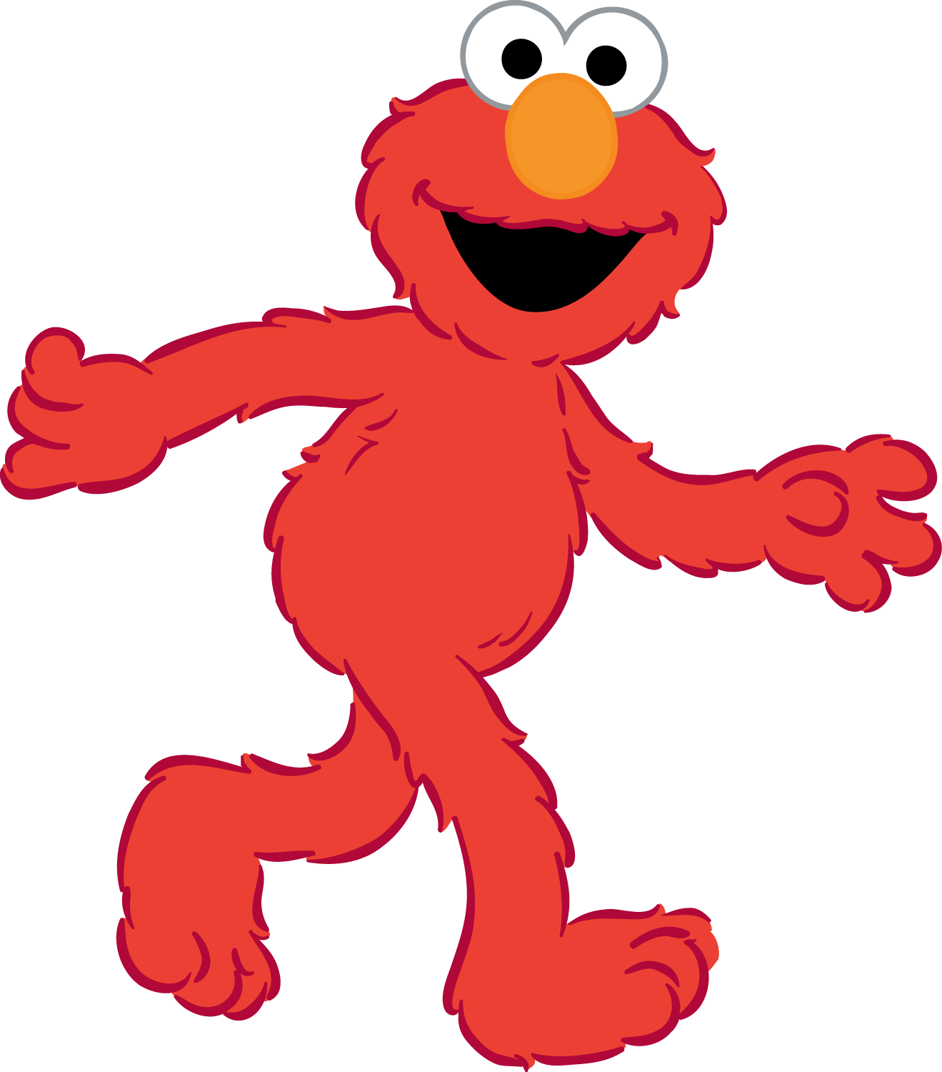 Elmo Face PNG Transparent