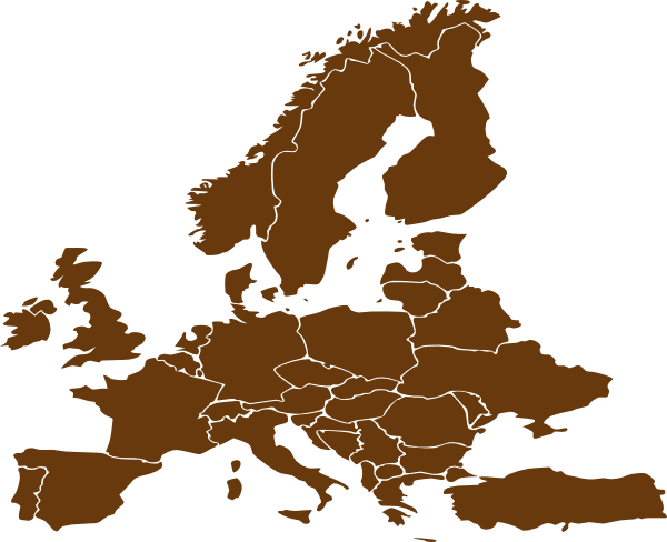 Europe Map PNG File