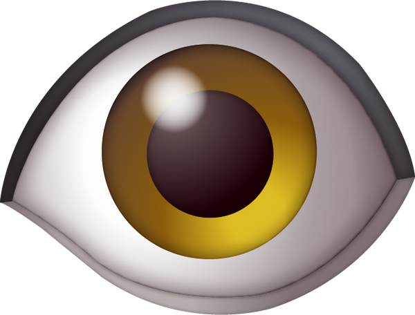 Eye Emoji PNG Image