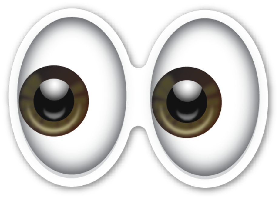 Eye Emoji PNG Photo