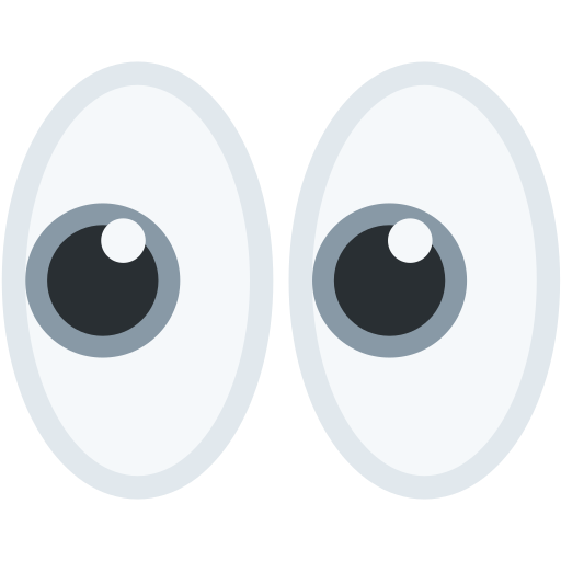 Eye Emoji PNG Transparent