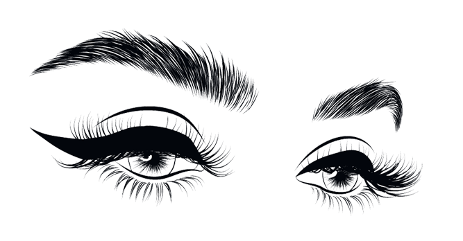 Eyelashes Logo Transparent PNG