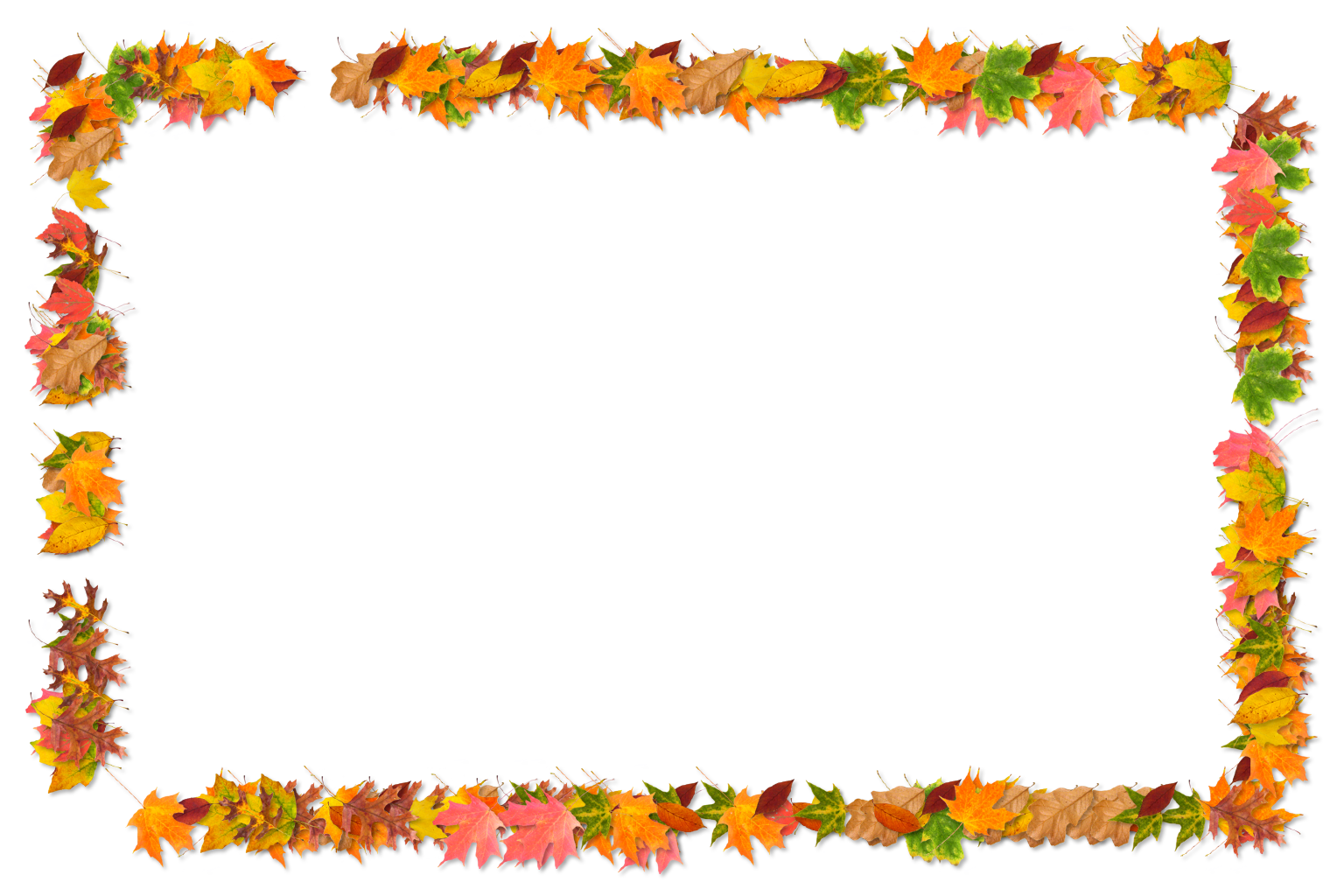 Fall Frame PNG Photo