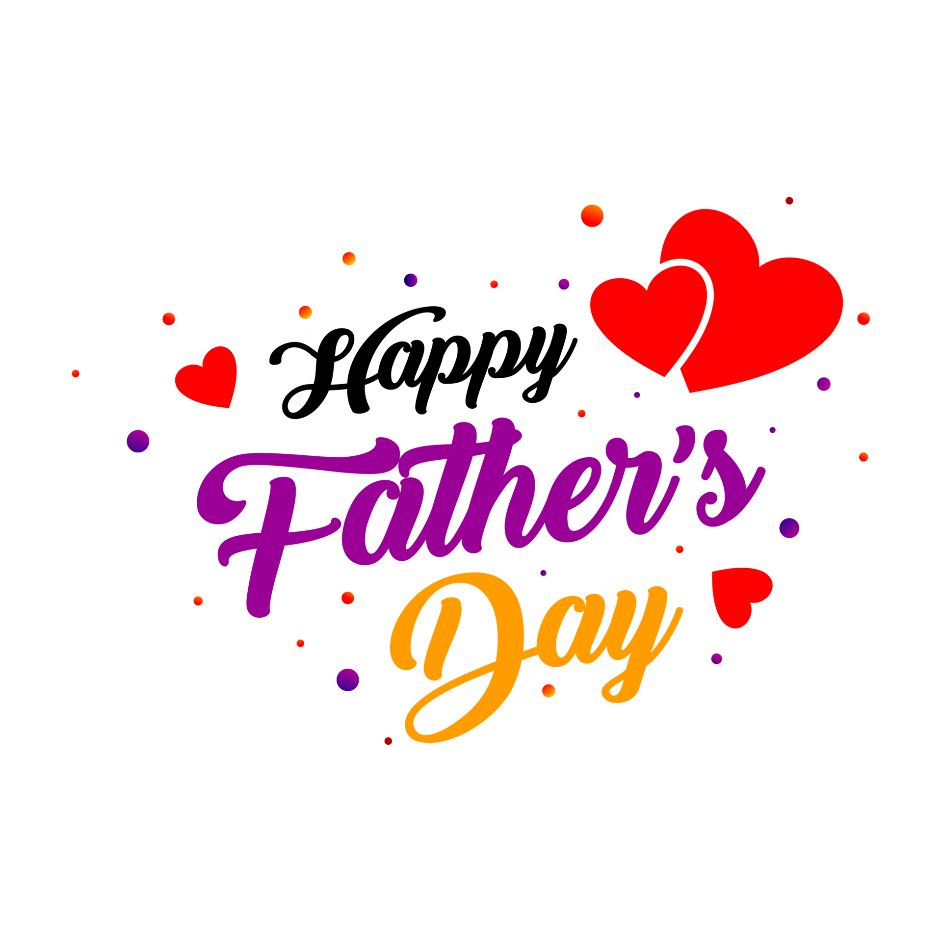 Fathers Day PNG Isolated HD