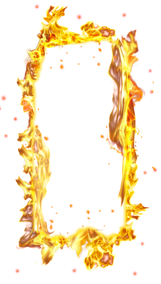 Fire Frame PNG HD Isolated