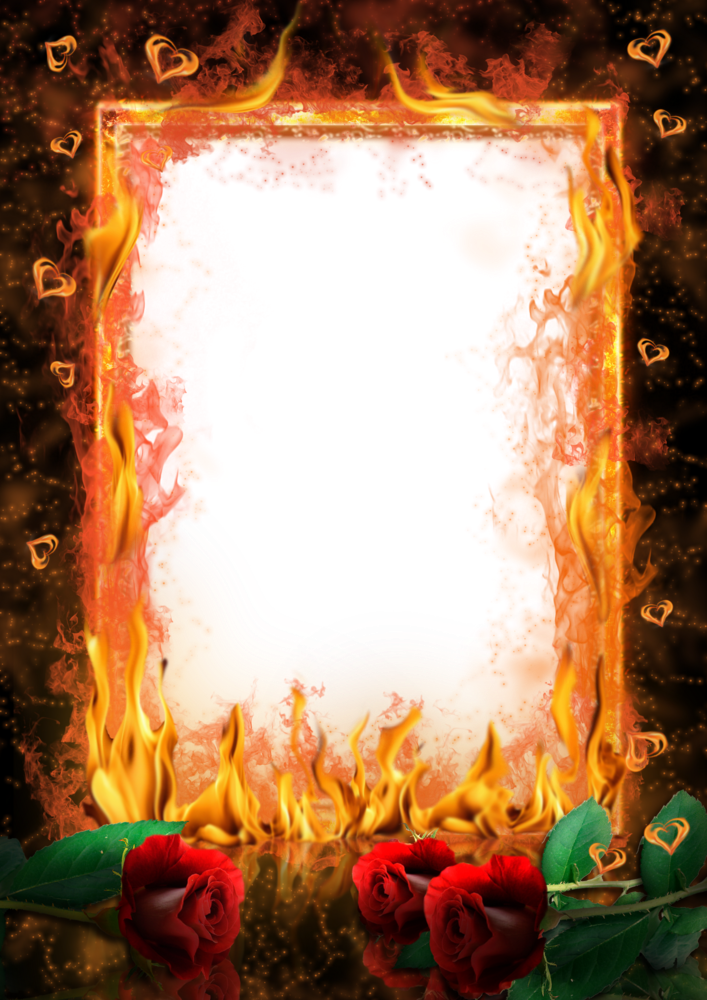 Fire Frame PNG HD