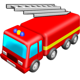 Firetruck PNG Isolated File