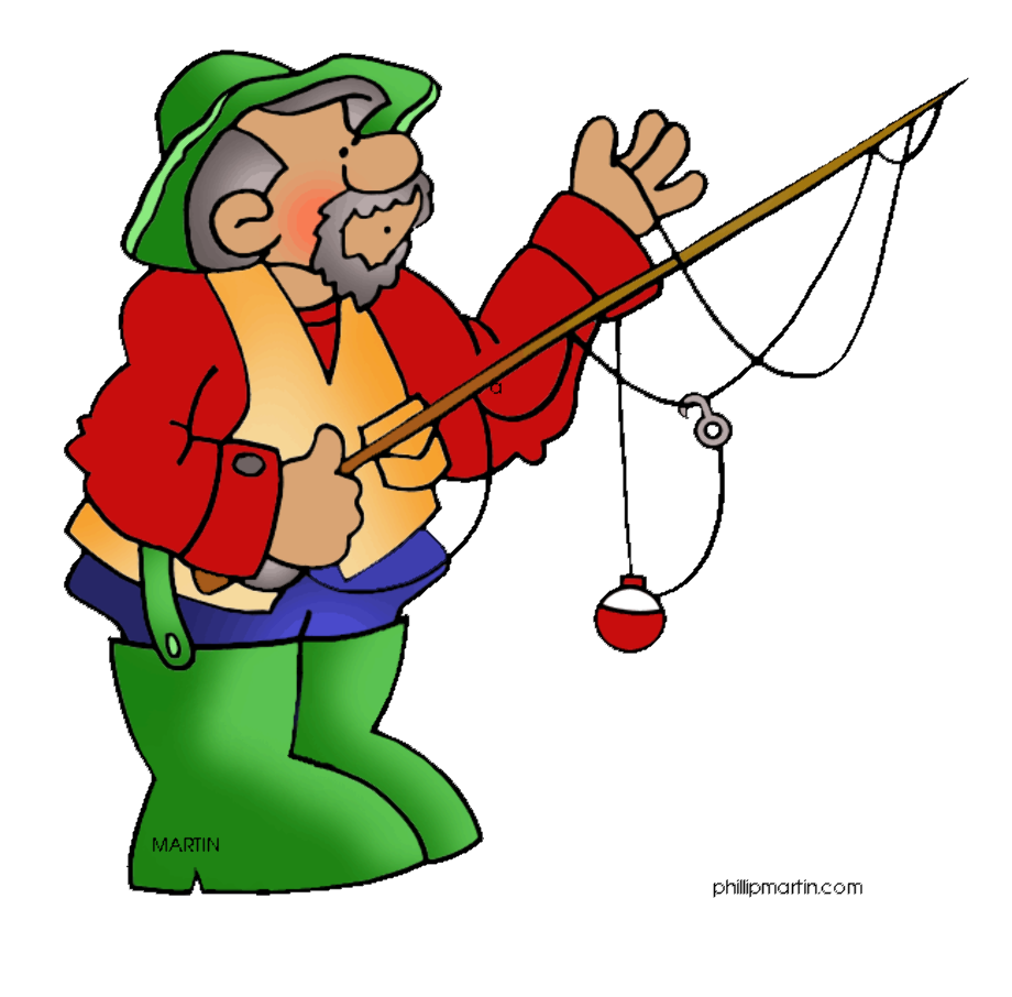 Fishing Cartoon PNG Photo