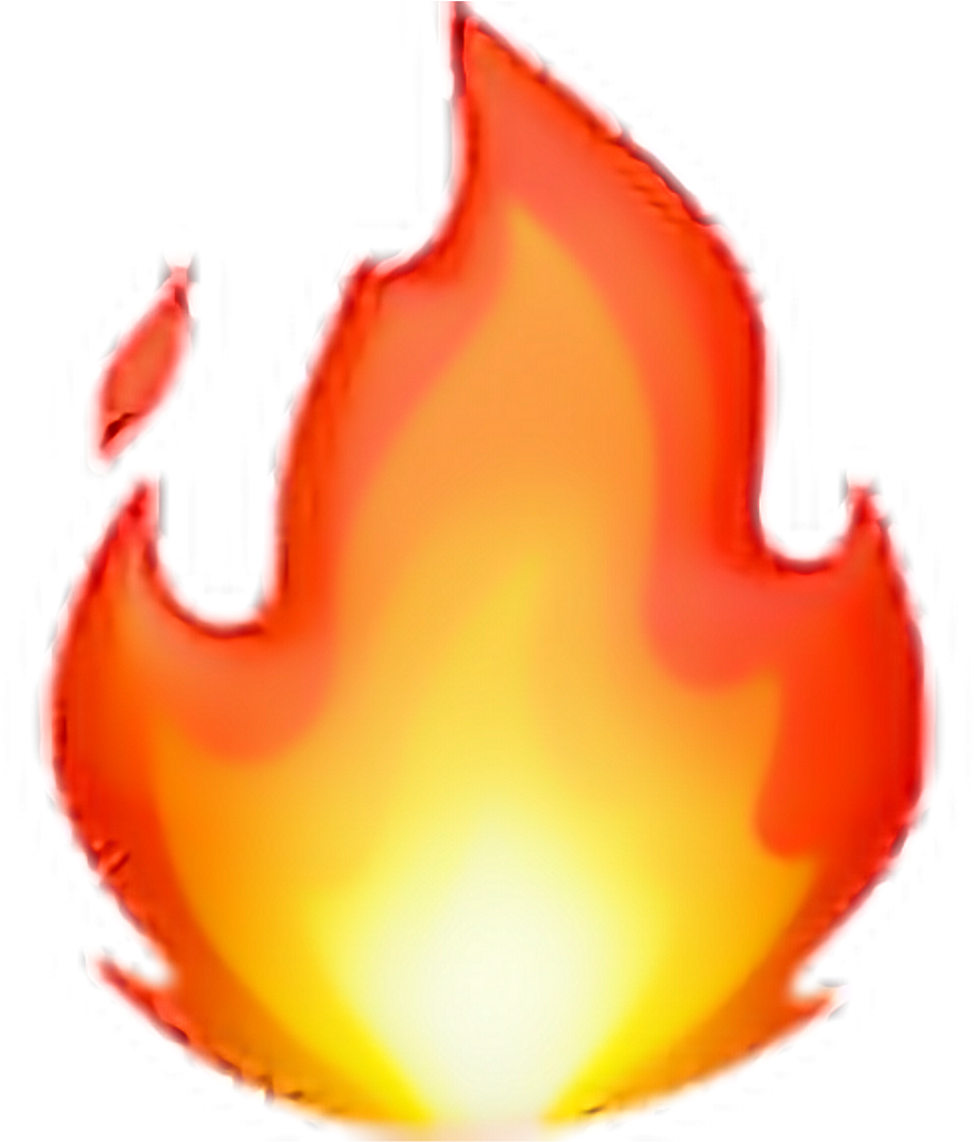Flame Emoji PNG HD