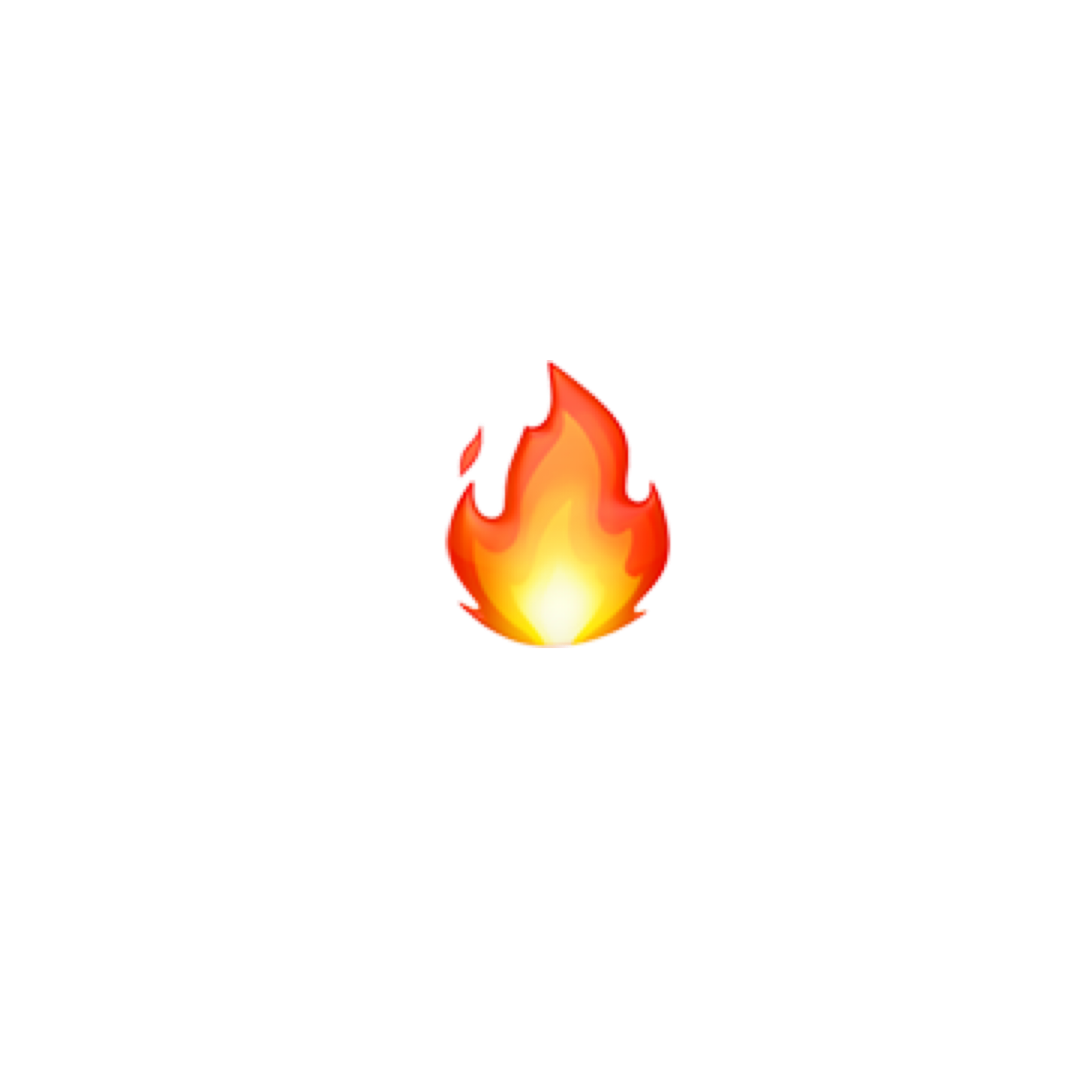 Flame Emoji PNG Picture