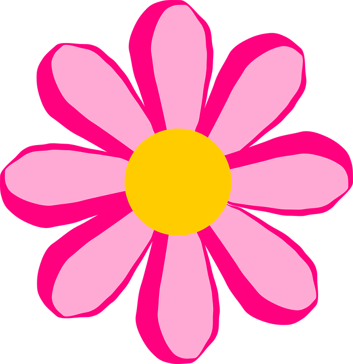 Flower Cartoon PNG HD Isolated