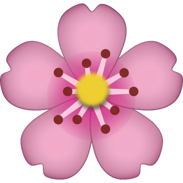 Flower Emoji PNG HD Isolated