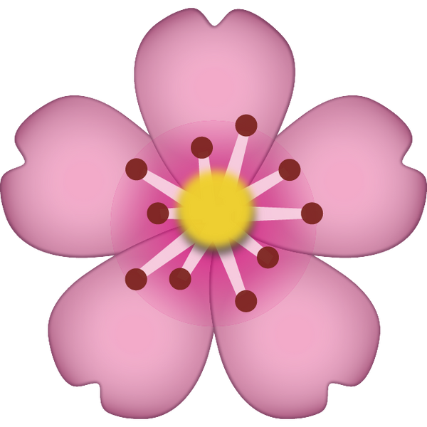 Flower Emoji PNG Image