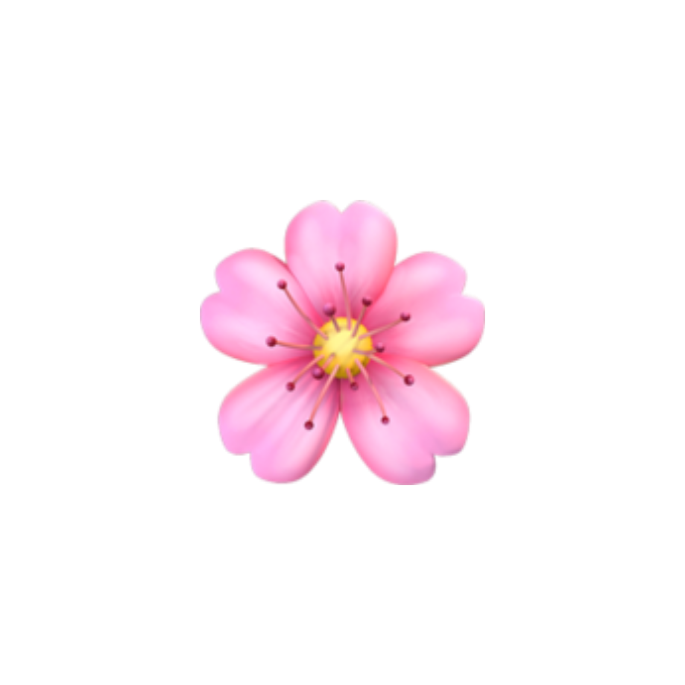 Flower Emoji PNG Photo