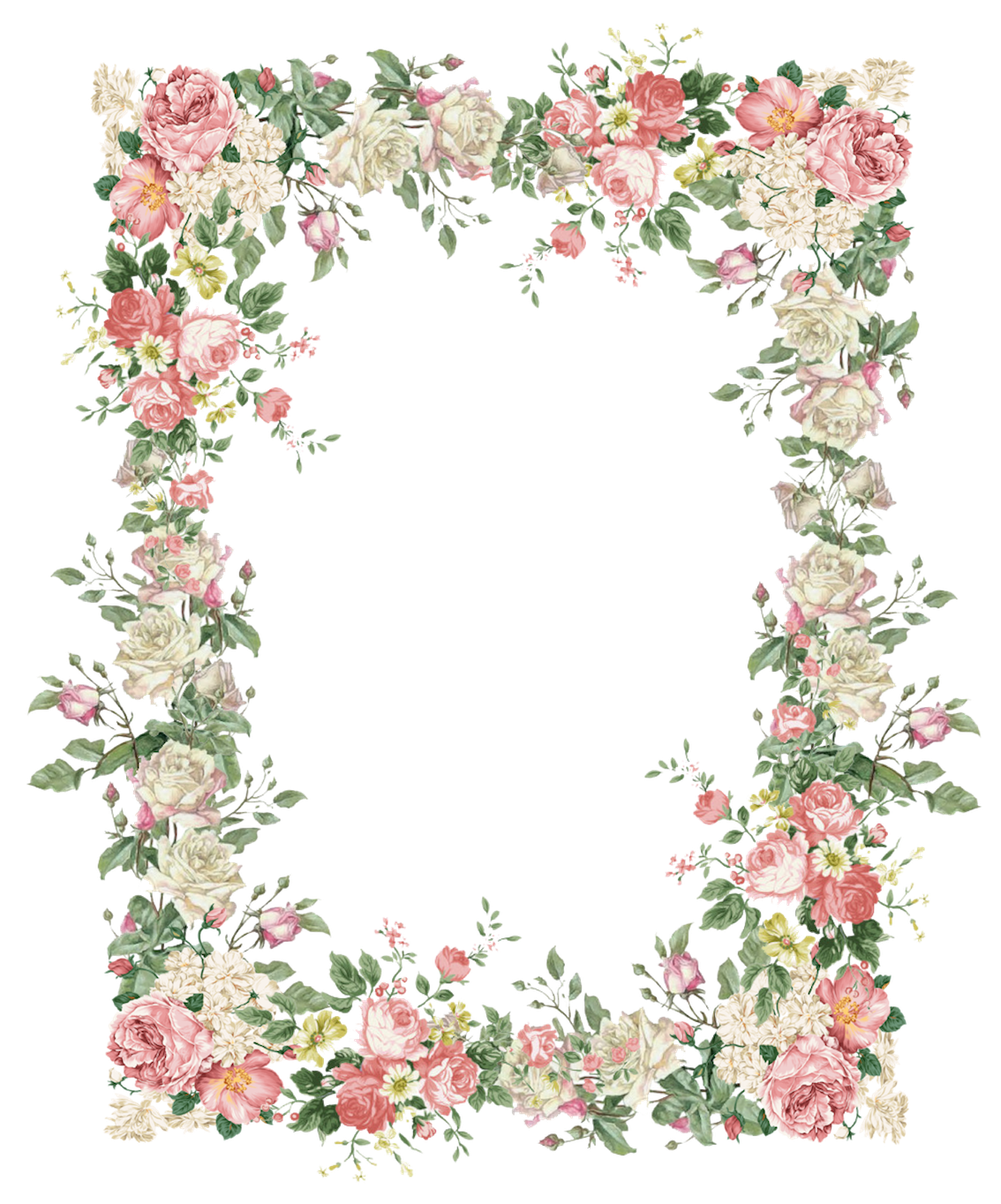 Frame Flower PNG Picture