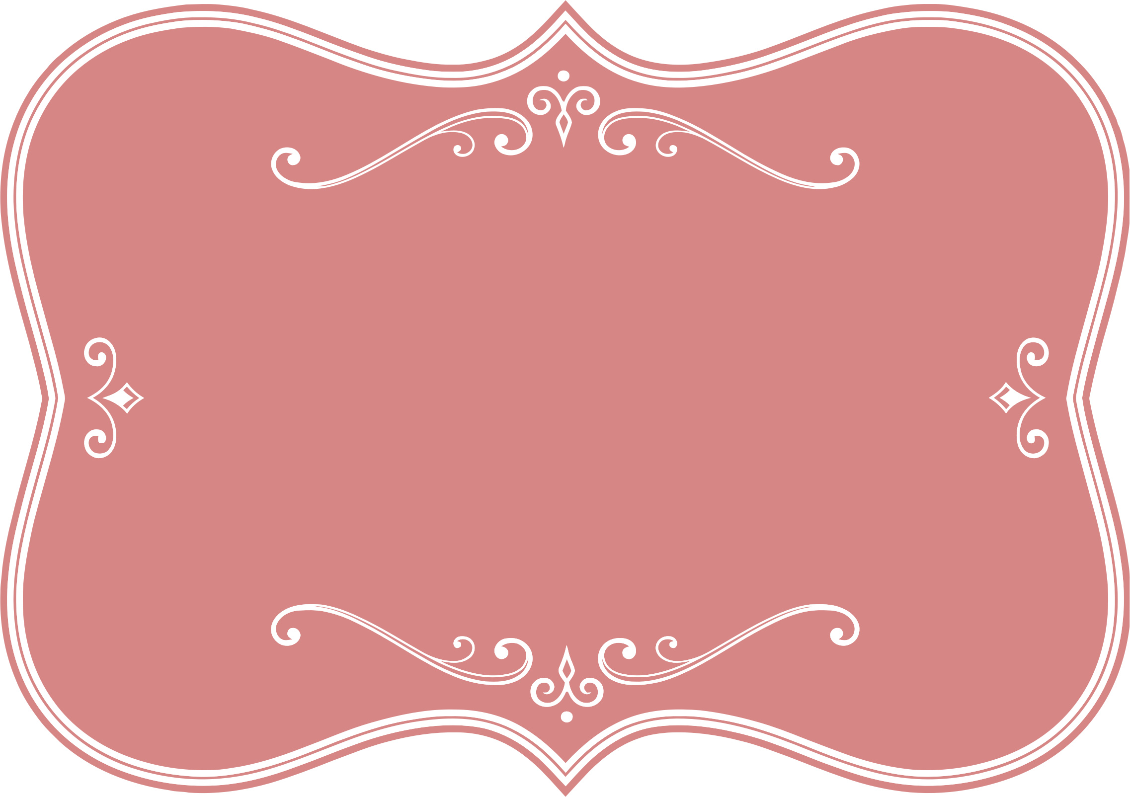 Frame Pink PNG Transparent