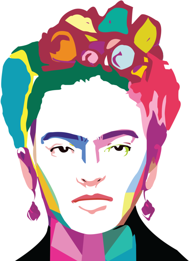 Frida Kahlo Cartoon PNG Picture