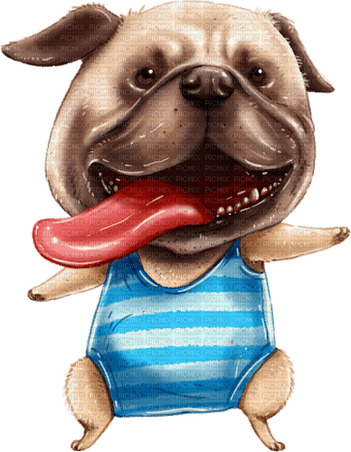 Funny Dog PNG Isolated File