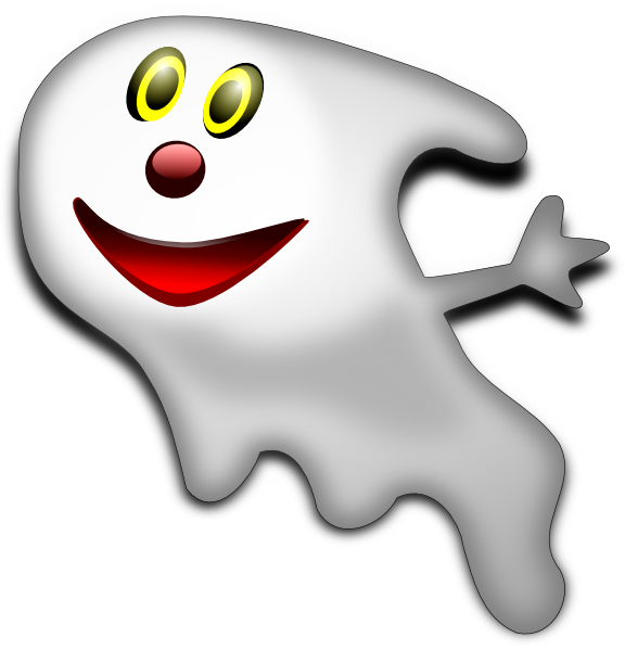 Ghost Cartoon PNG Isolated Photo