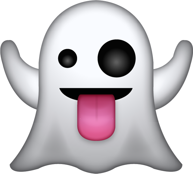Ghost Emoji PNG HD