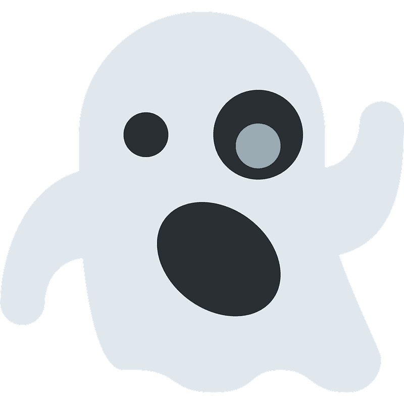 Ghost Emoji PNG Pic