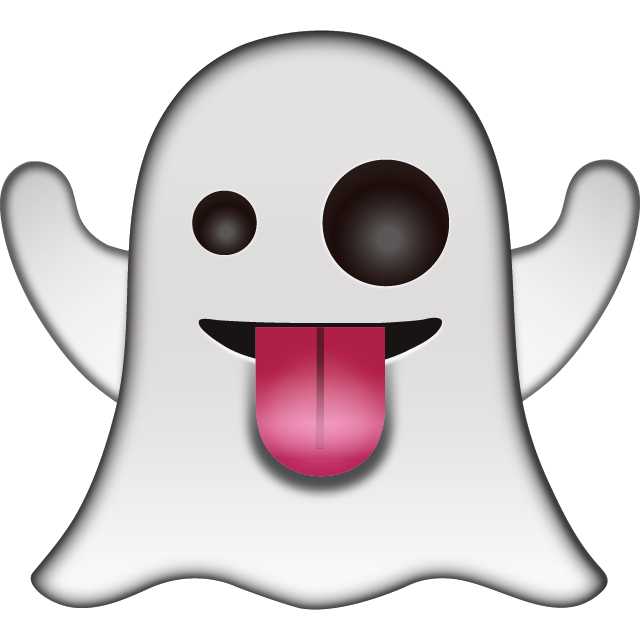 Ghost Emoji Transparent PNG