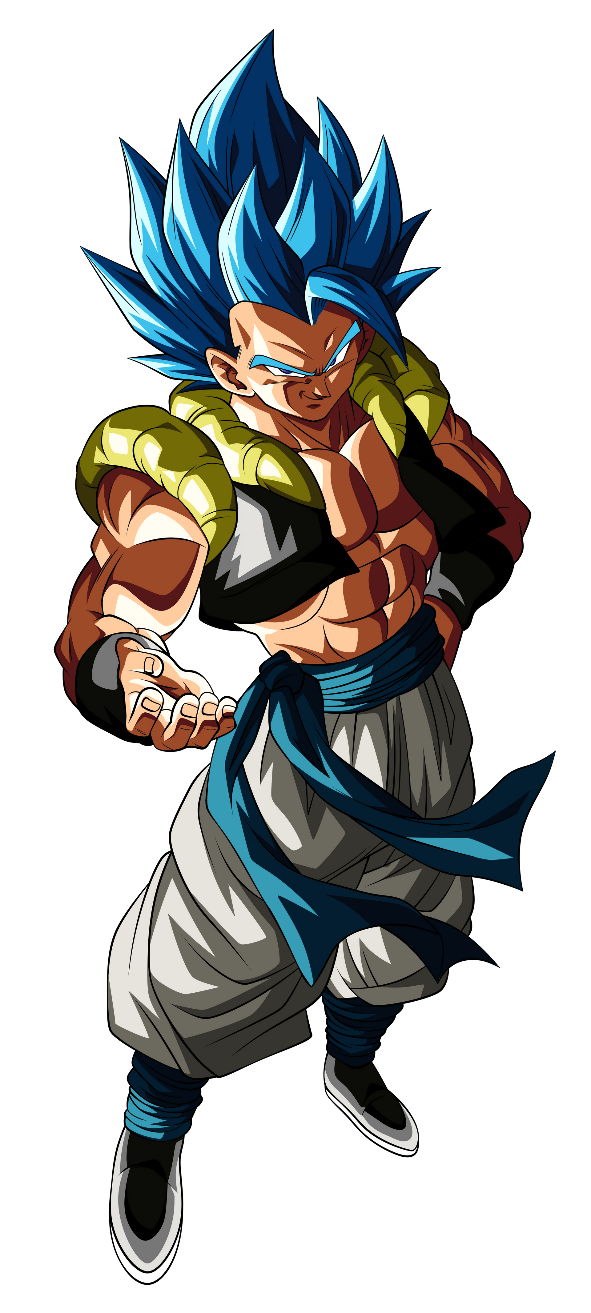 Gogeta Blue PNG Isolated HD