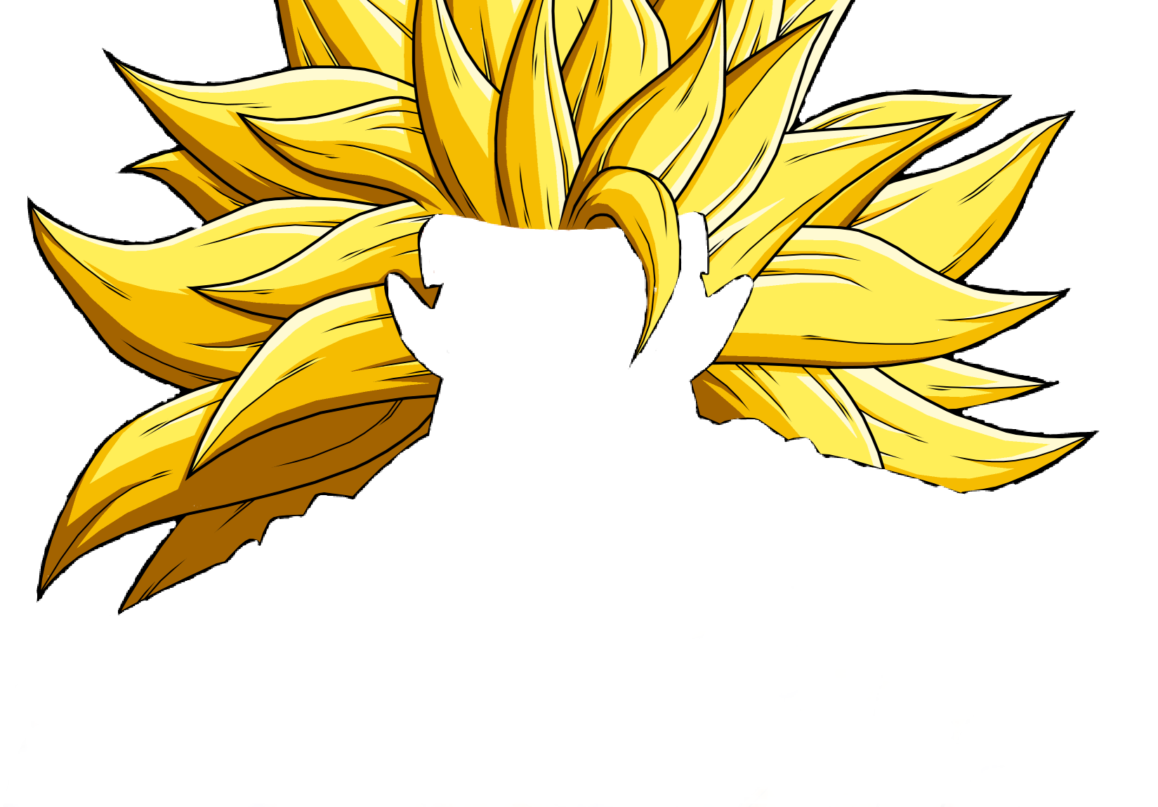 Goku Hair Transparent PNG