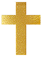 Gold Cross PNG Isolated Photo