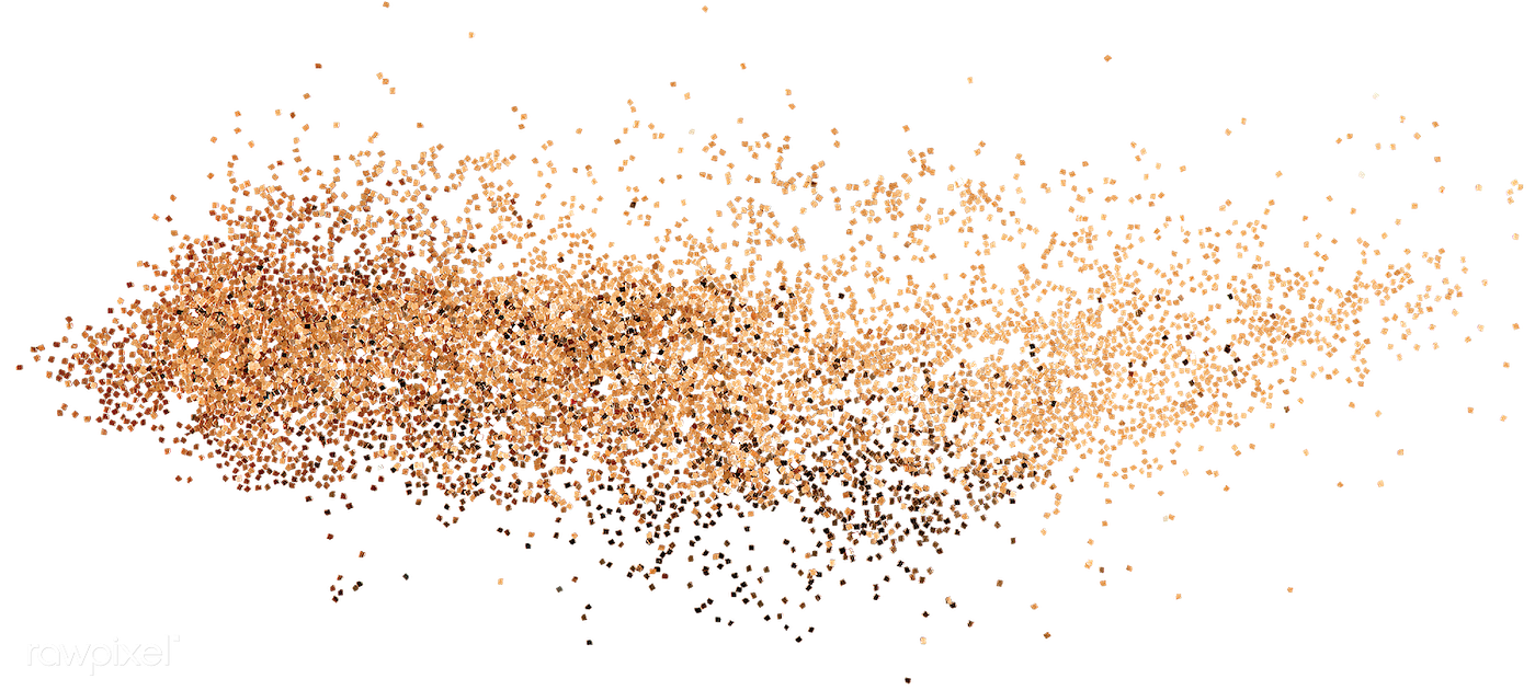Gold Dust PNG Isolated File