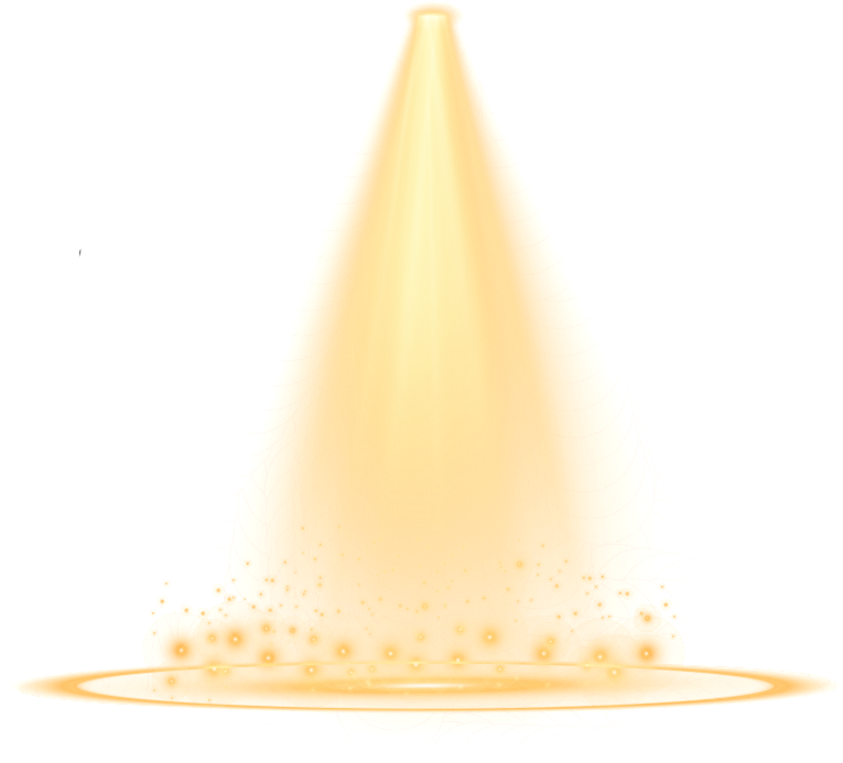 Gold Glow PNG HD Isolated