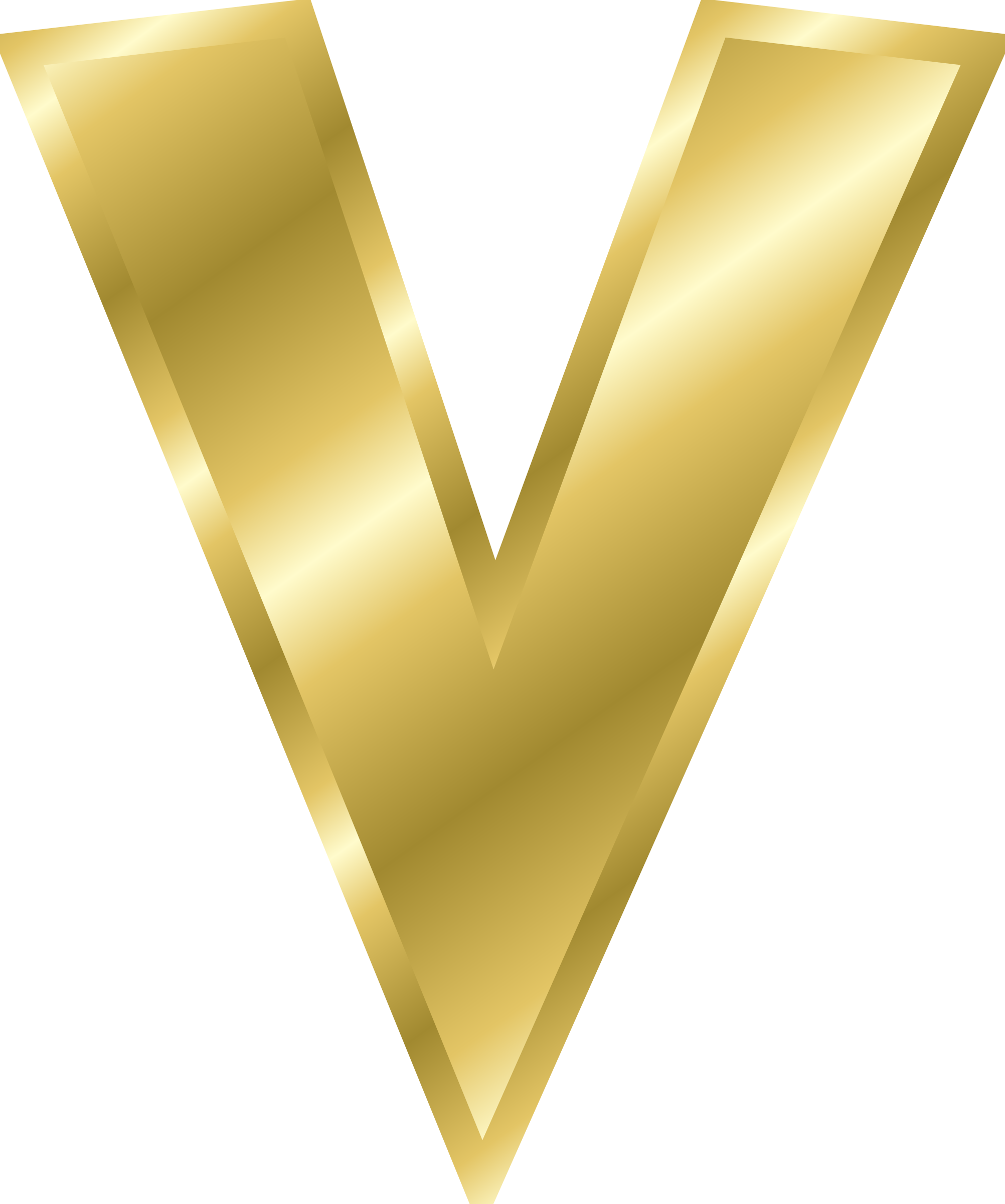 Gold Letters PNG Pic