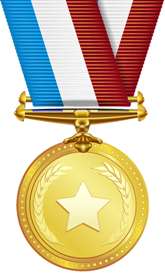 Gold Medallion PNG Isolated Pic