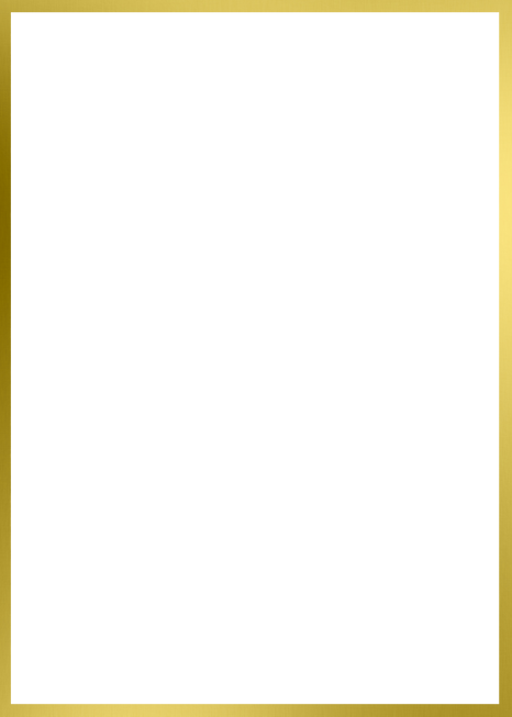 Gold Rectangle PNG Photo