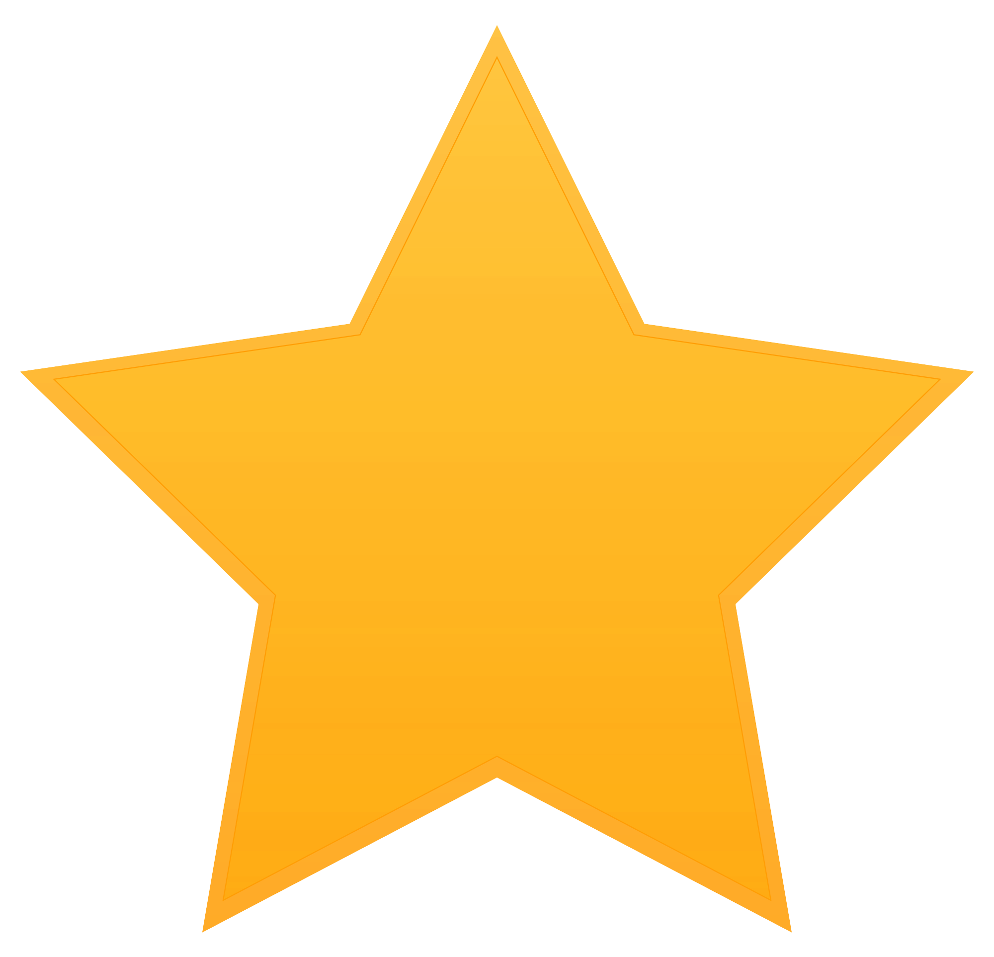 Gold Star PNG Transparent