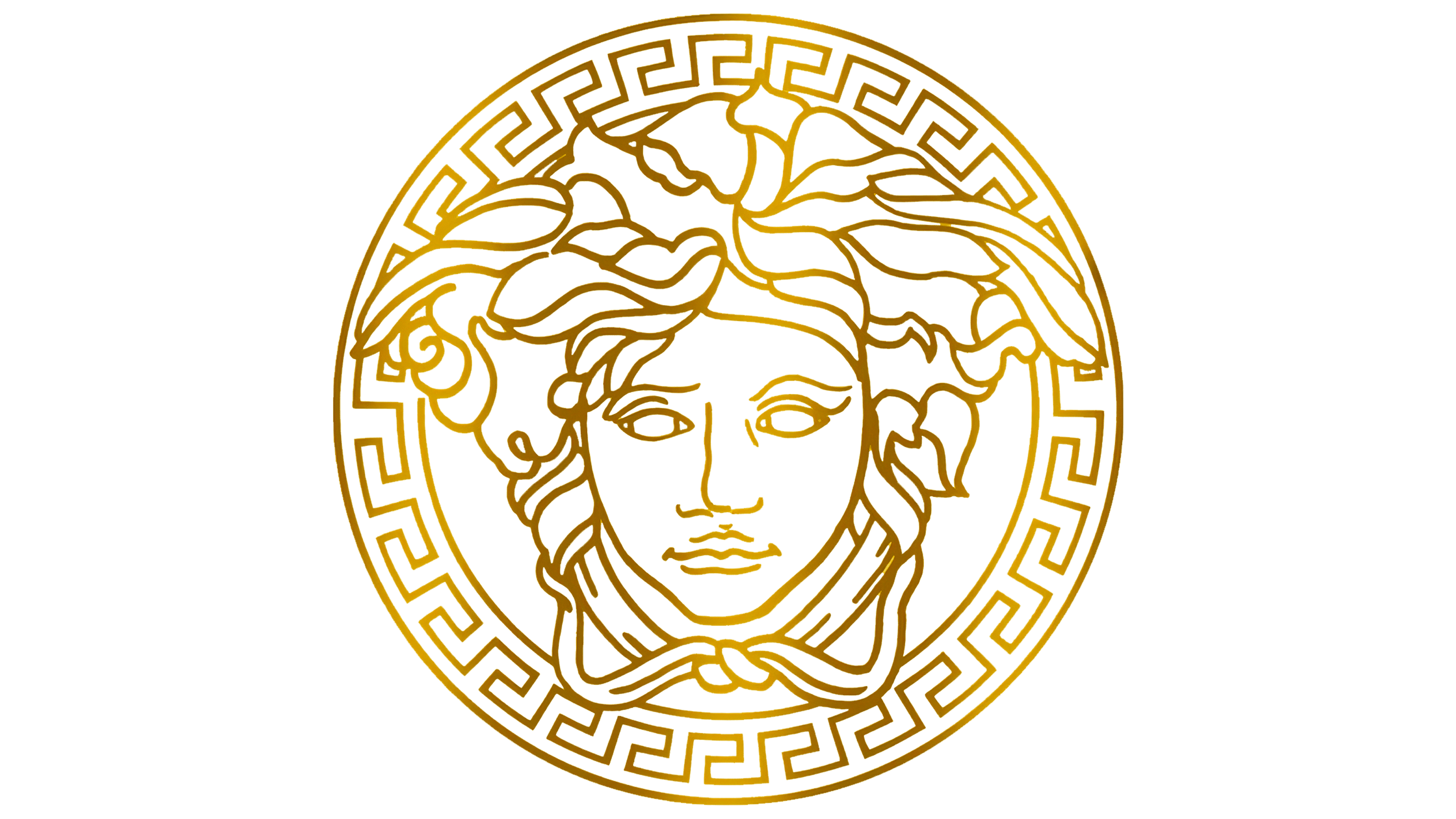 Gold Versace Logo PNG Pic | PNG Mart