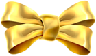 Golden Bow PNG Pic