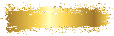 Golden Brush Stroke PNG HD Isolated