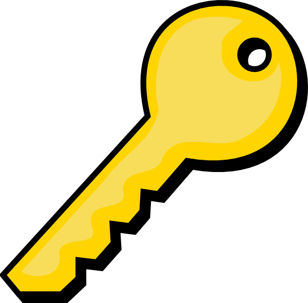 Golden Key Download PNG Image