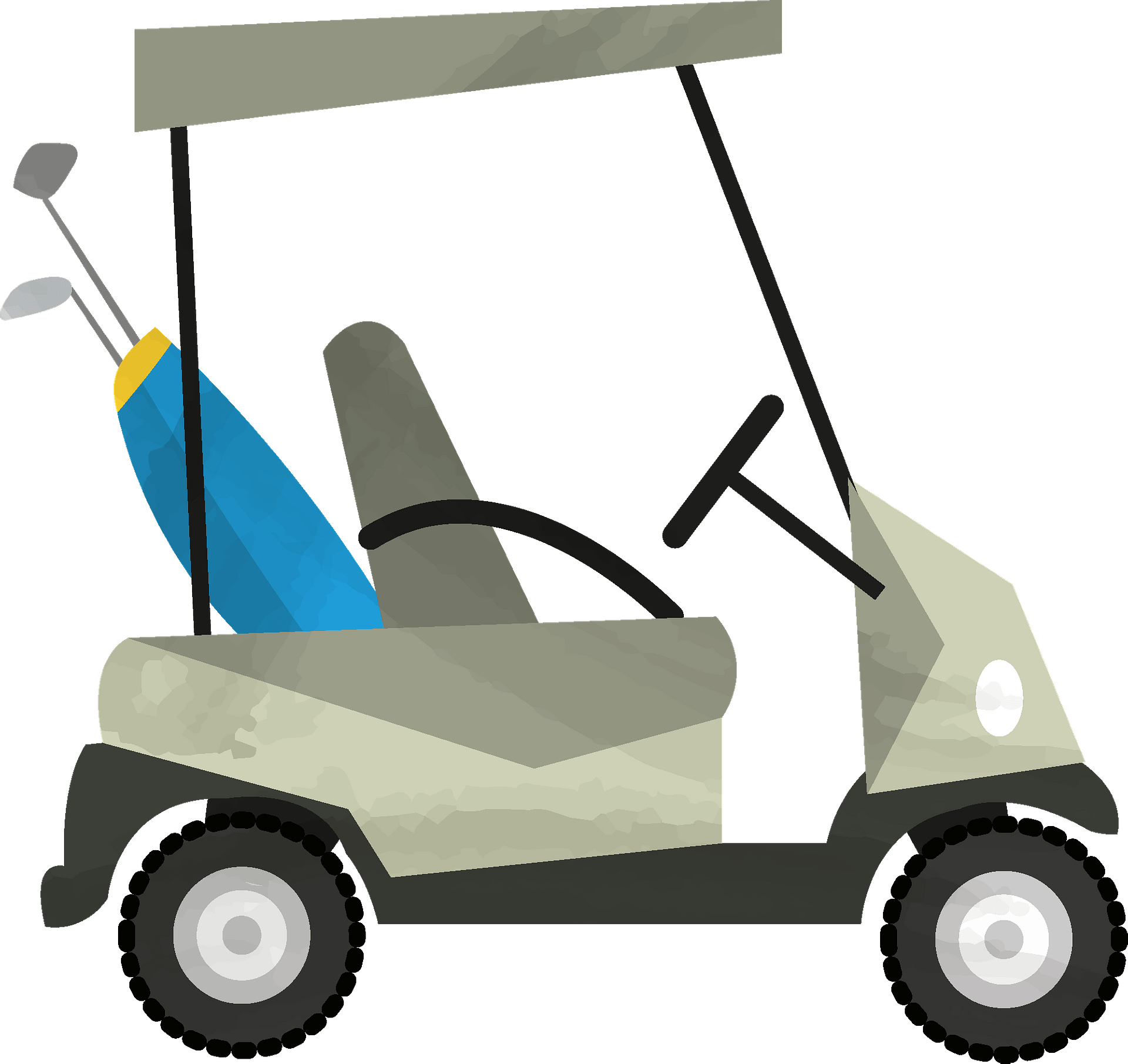 Golf Cart PNG HD Isolated
