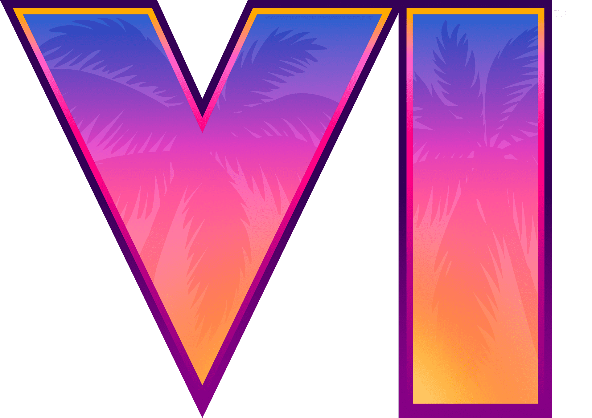 Grand Theft Auto VI Logo PNG Clipart