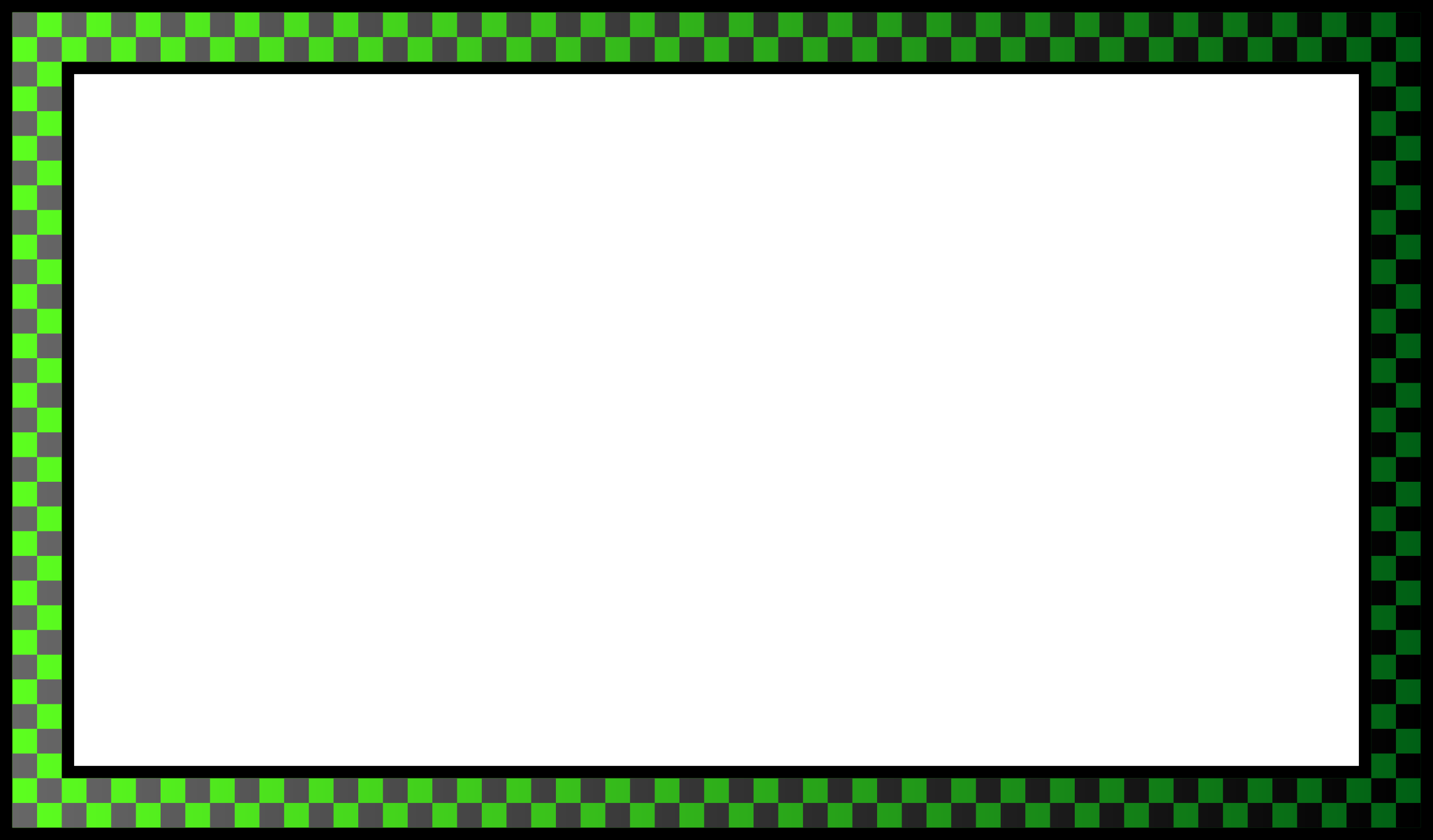 Green Border PNG HD Isolated