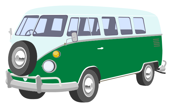 Green Bus PNG Picture