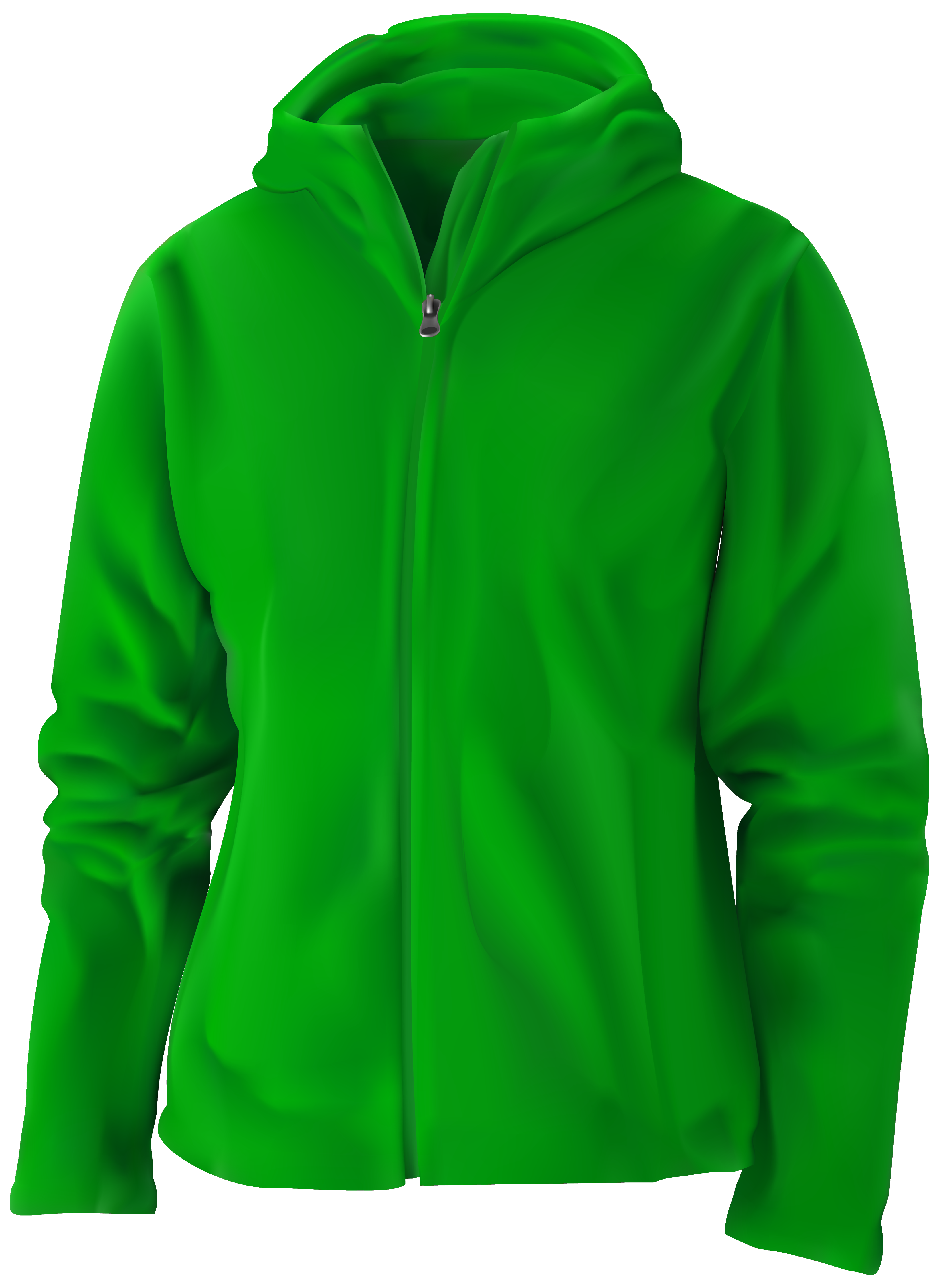Green Hoodie PNG Clipart