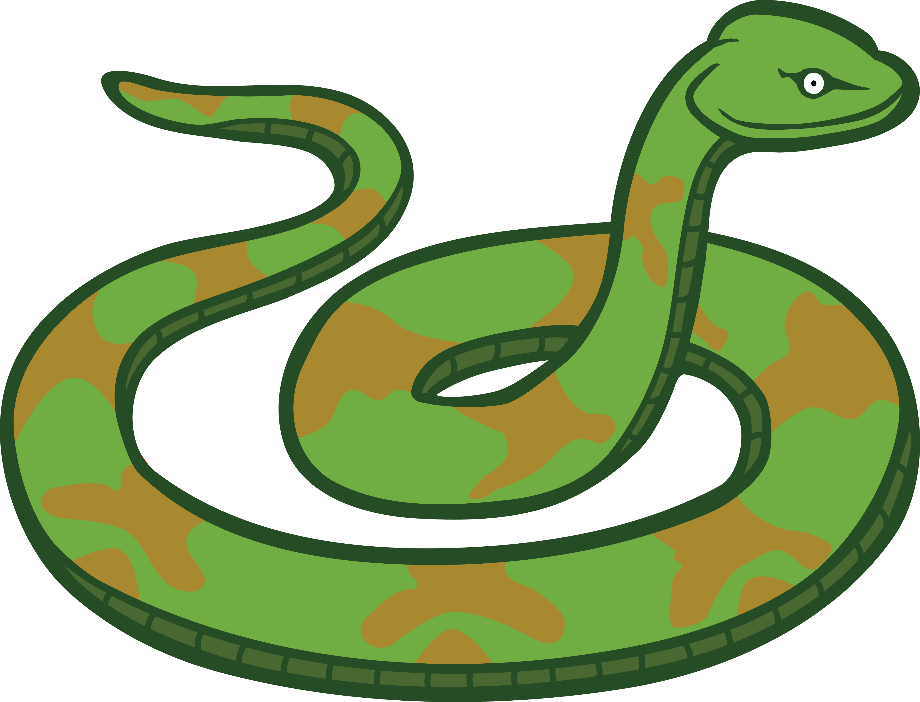 Green Snake PNG Pic